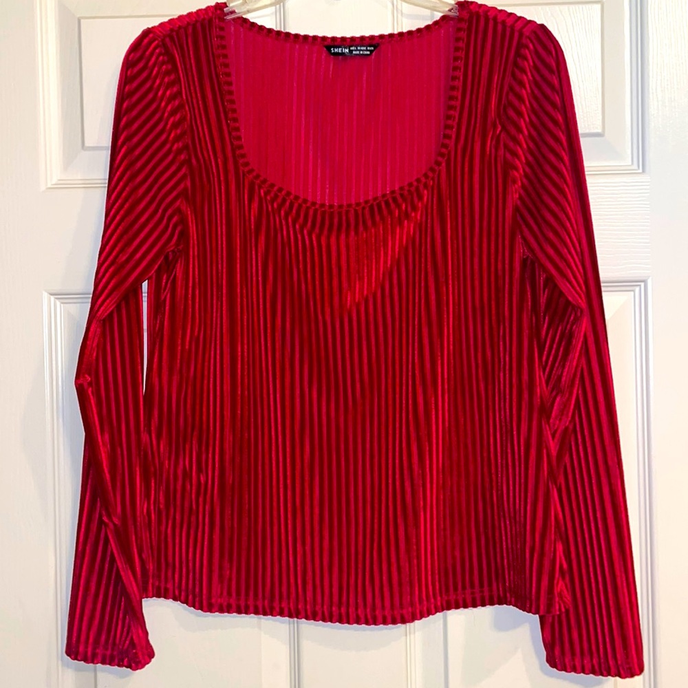 Women’s SHEIN size Large velvet top